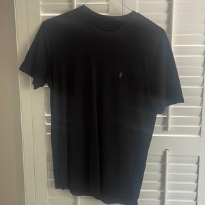 All saints black T shirt size small